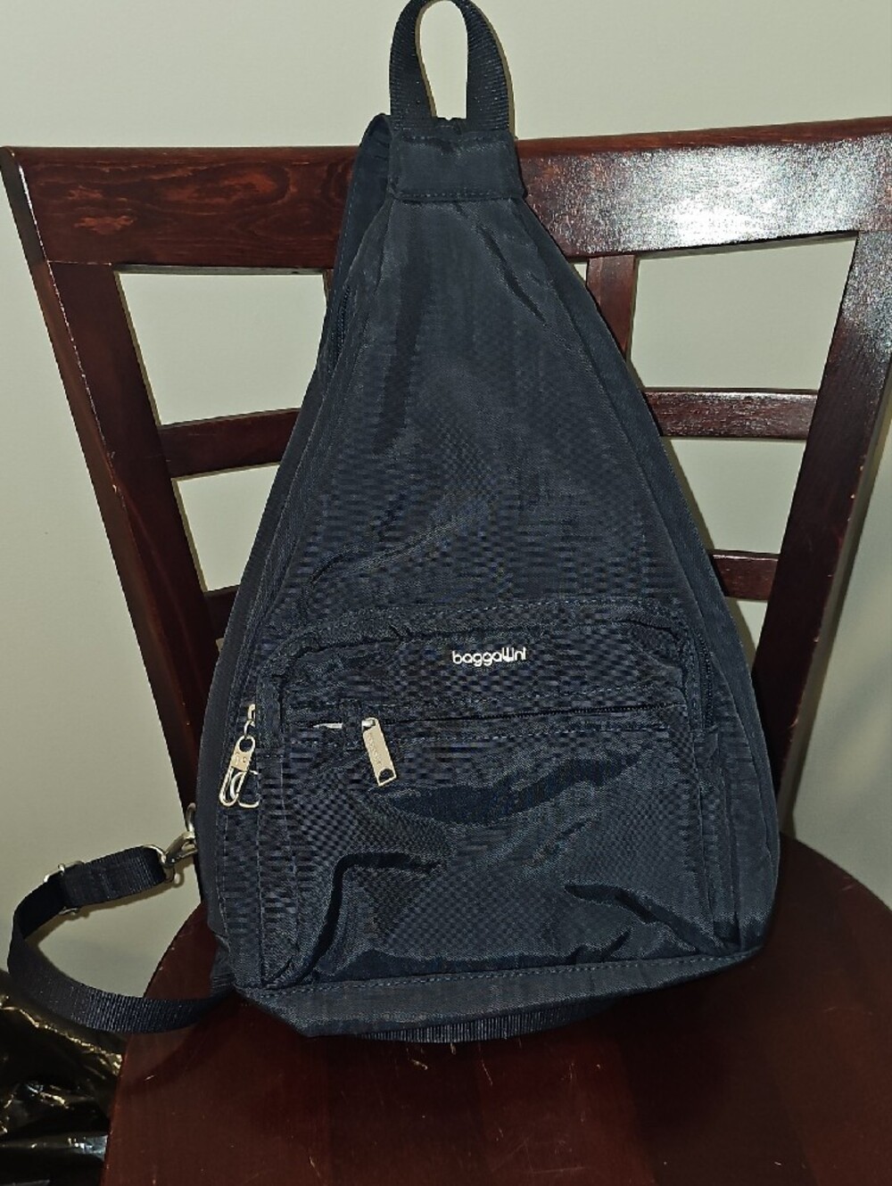 Baggallini Navy Sling Backpack